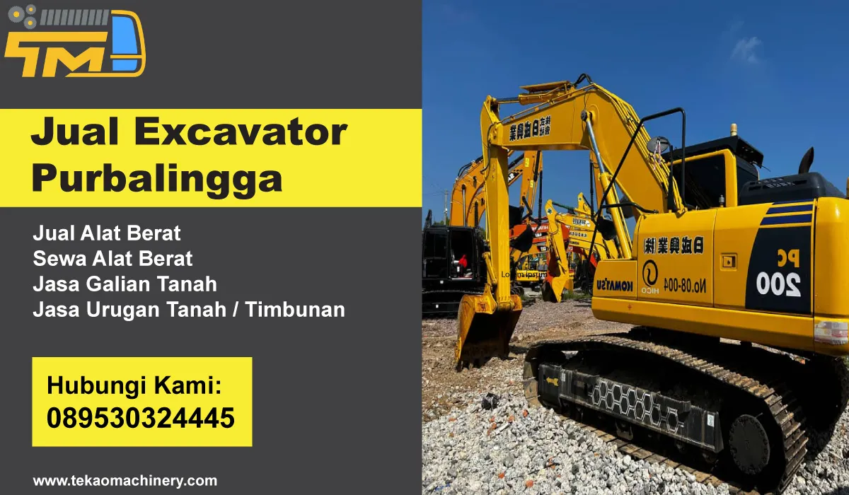 Jual Excavator Purbalingga