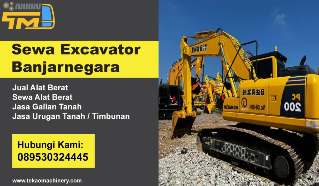 Sewa Excavator Banjarnegara