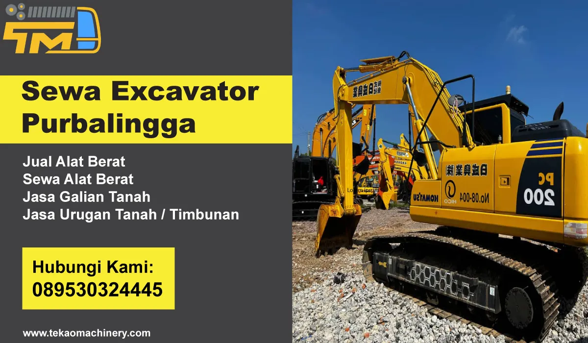 Sewa Excavator Purbalingga