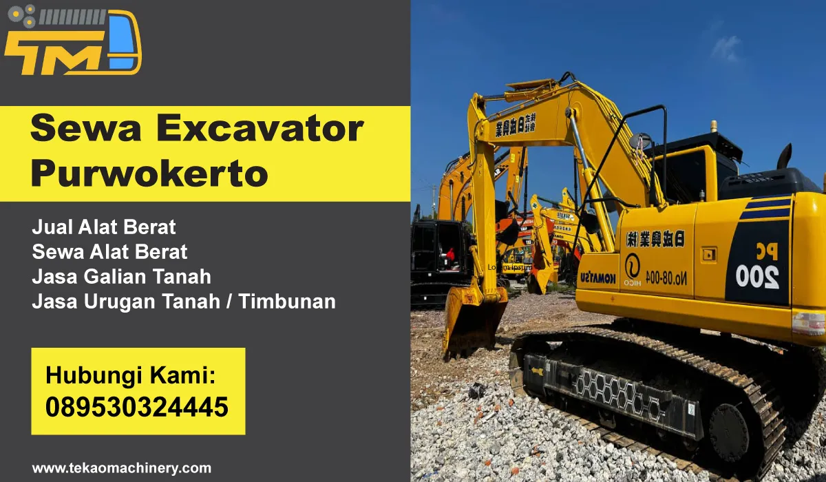 Sewa Excavator Purwokerto